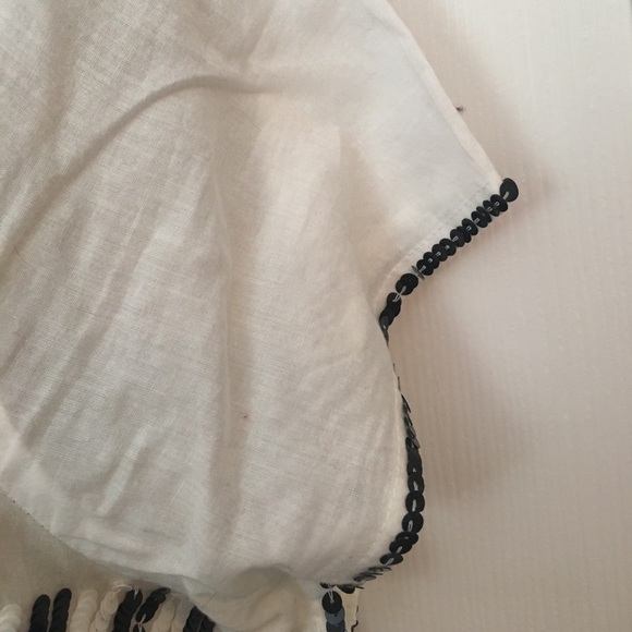 Sabine white sequin top- medium - Picture 4 of 5
